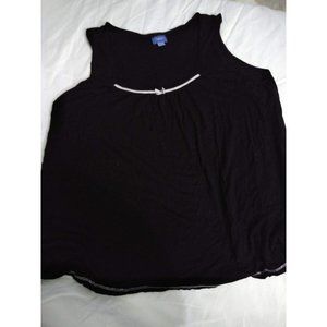 Simply Vera - Vera Wang L Black Sleep Tank